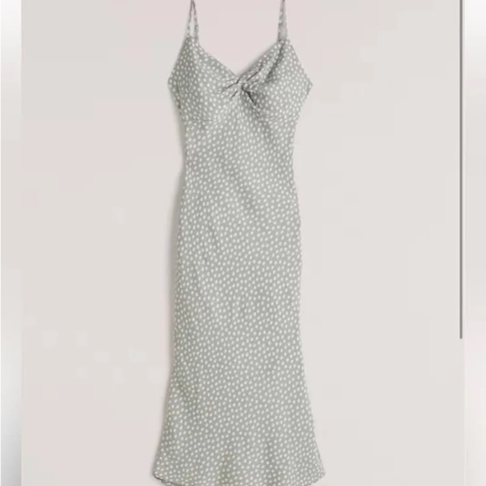 Abercrombie & Fitch Mint Green Dot Dress